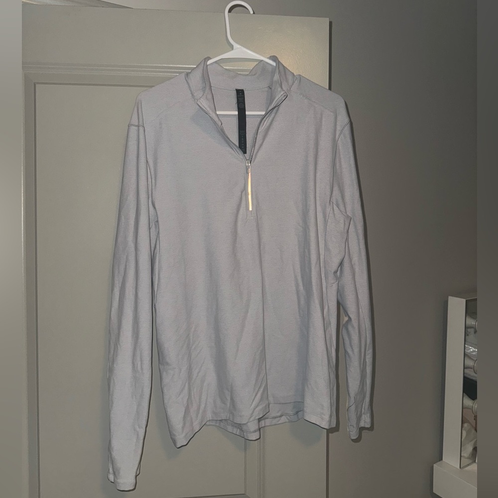 Lululemon Warm 1/4 Zip Gray size M